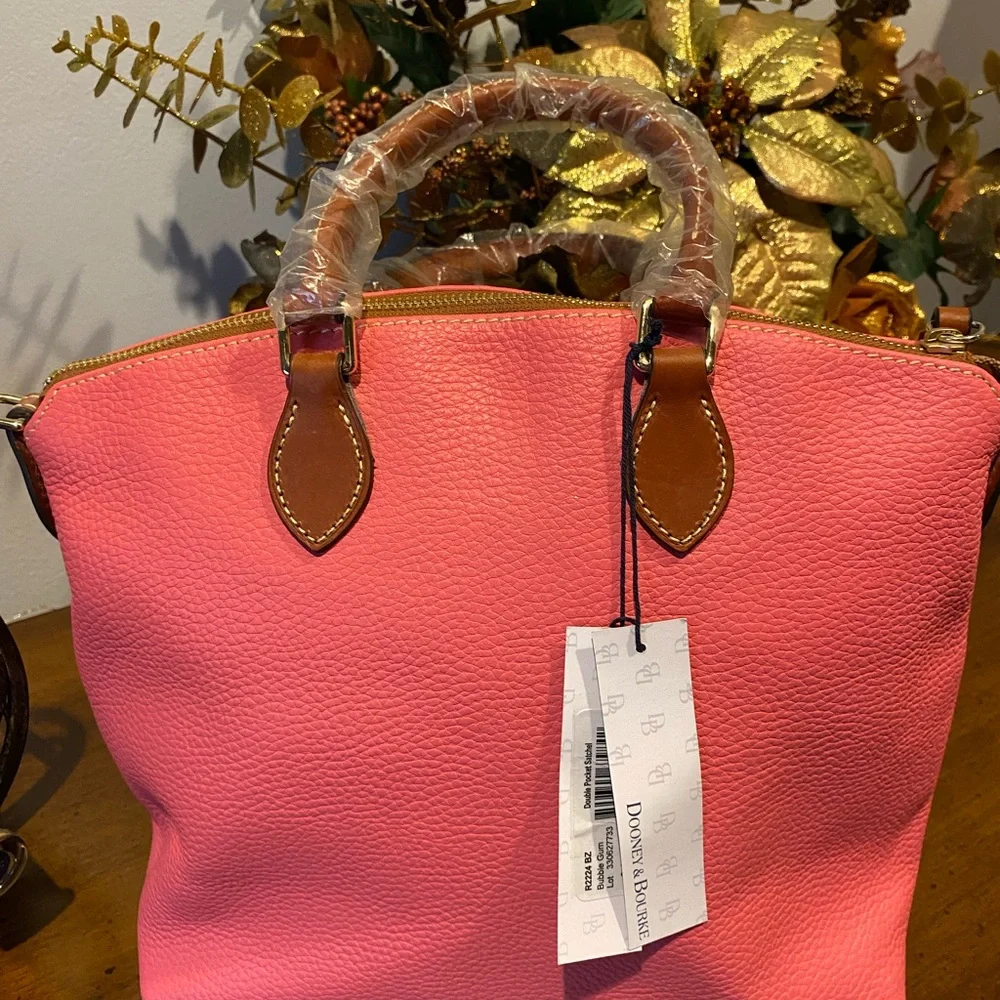 NWT Dooney & Bourke Barbie Pink Leather Bag - Picture 4 of 12